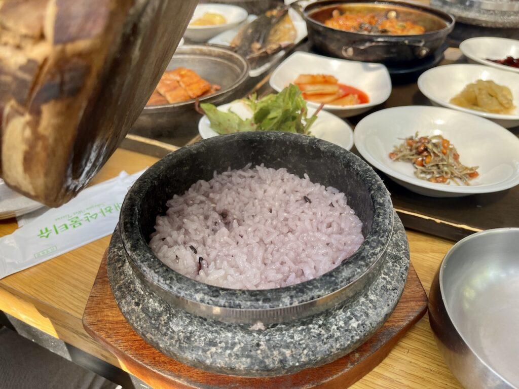 한정식 돌솥밥