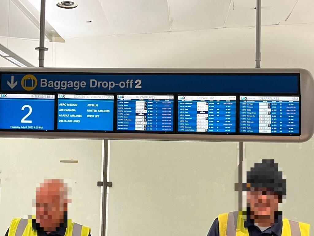 LAX Baggage Drop off