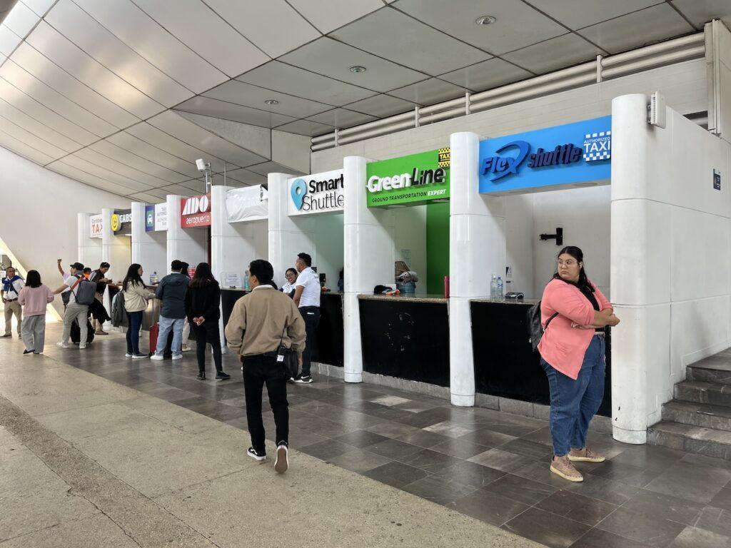 칸쿤 공항 택시 이동
