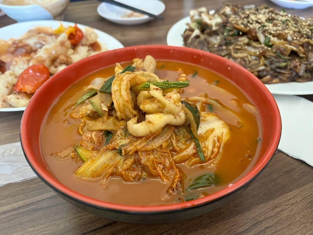 멕시코시티 한국식당 Hangari BBQ 짬뽕