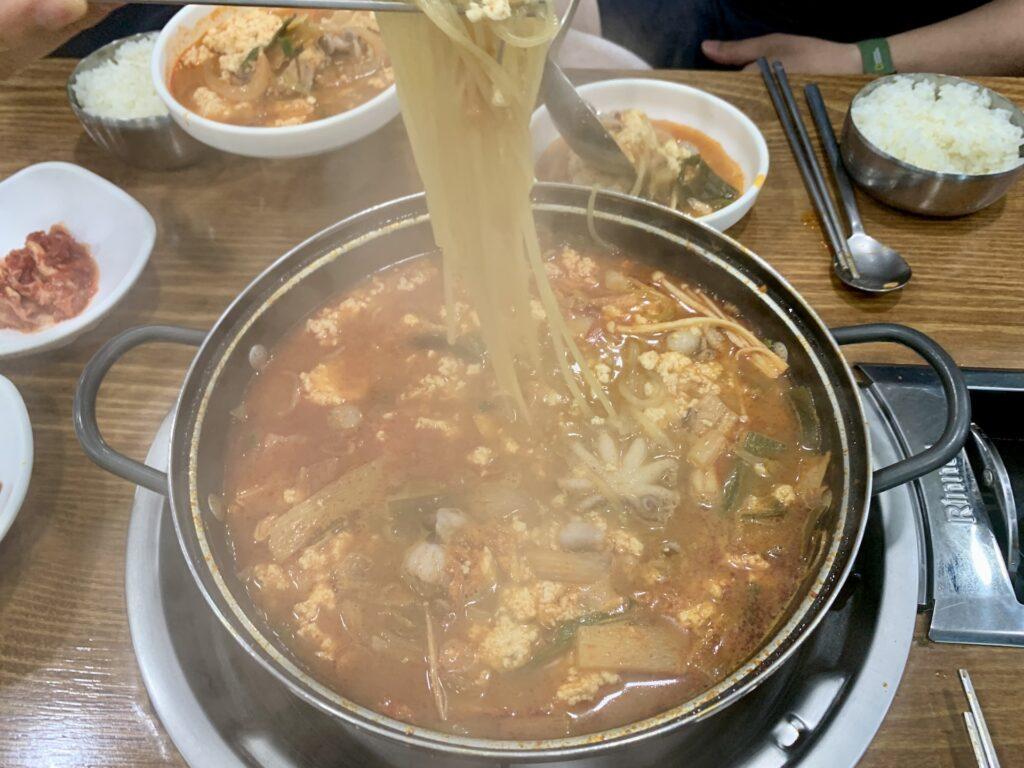 강원도 맛집 해물 짬뽕 두부전골