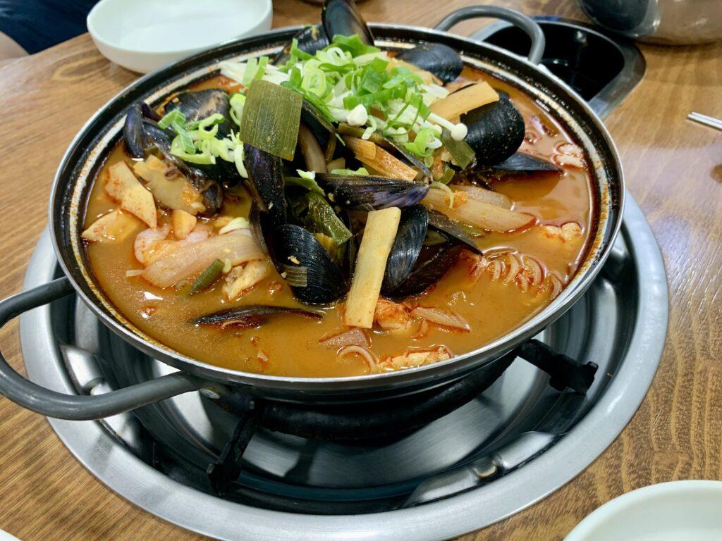 강원도 맛집 초당소나무집 해물짬뽕두부전골