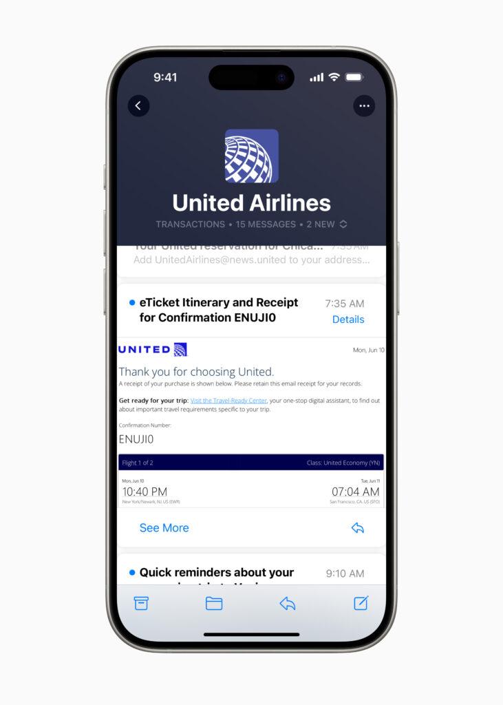 애플 iOS 18 Mail