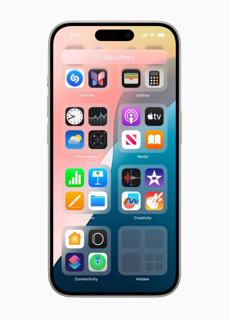 Apple iOS 18 앱 잠금