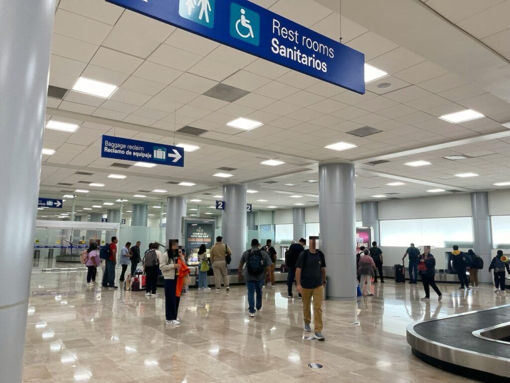 타바스코 공항 수화물 찾는 곳