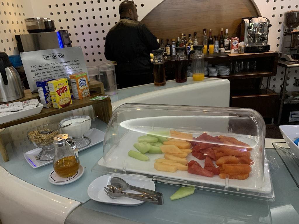 Tijuana 공항 VIP 라운지 음식