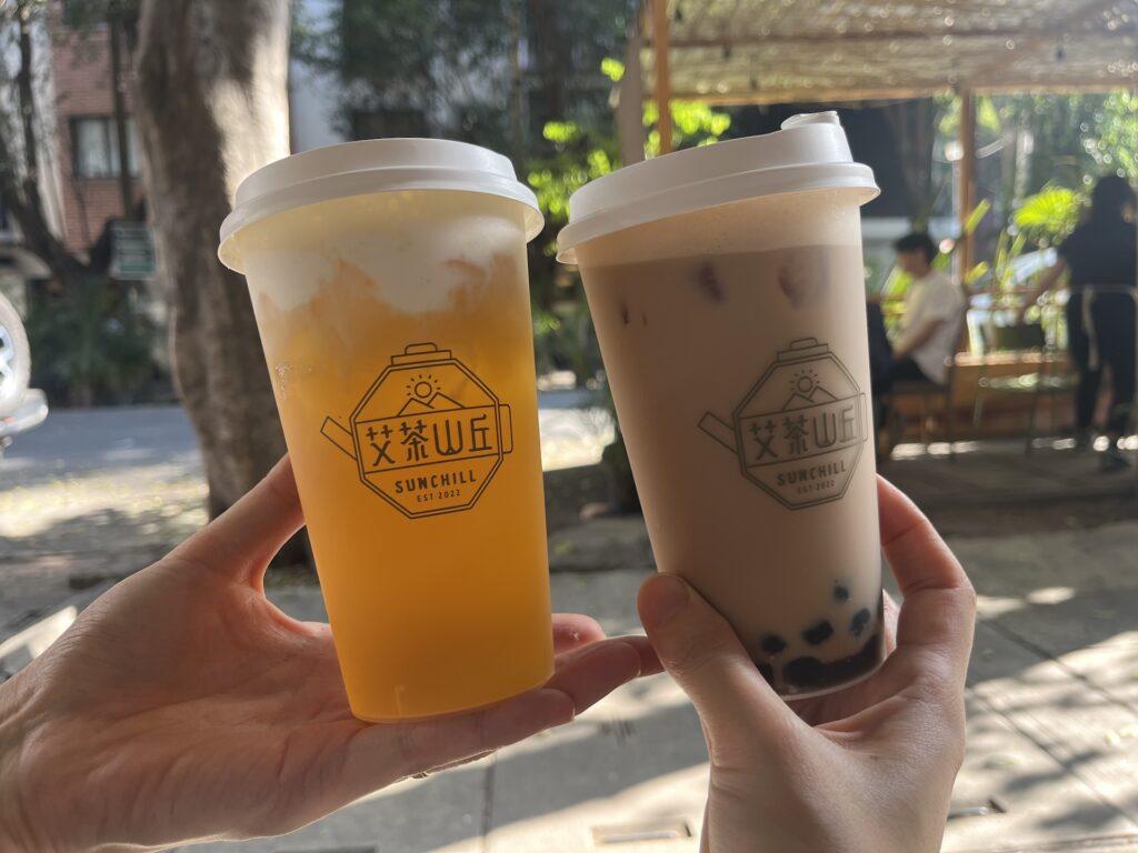 멕시코시티를 담은 대만 버블 밀크티, SUNCHILL 艾茶山丘 관련 사진 및 안내