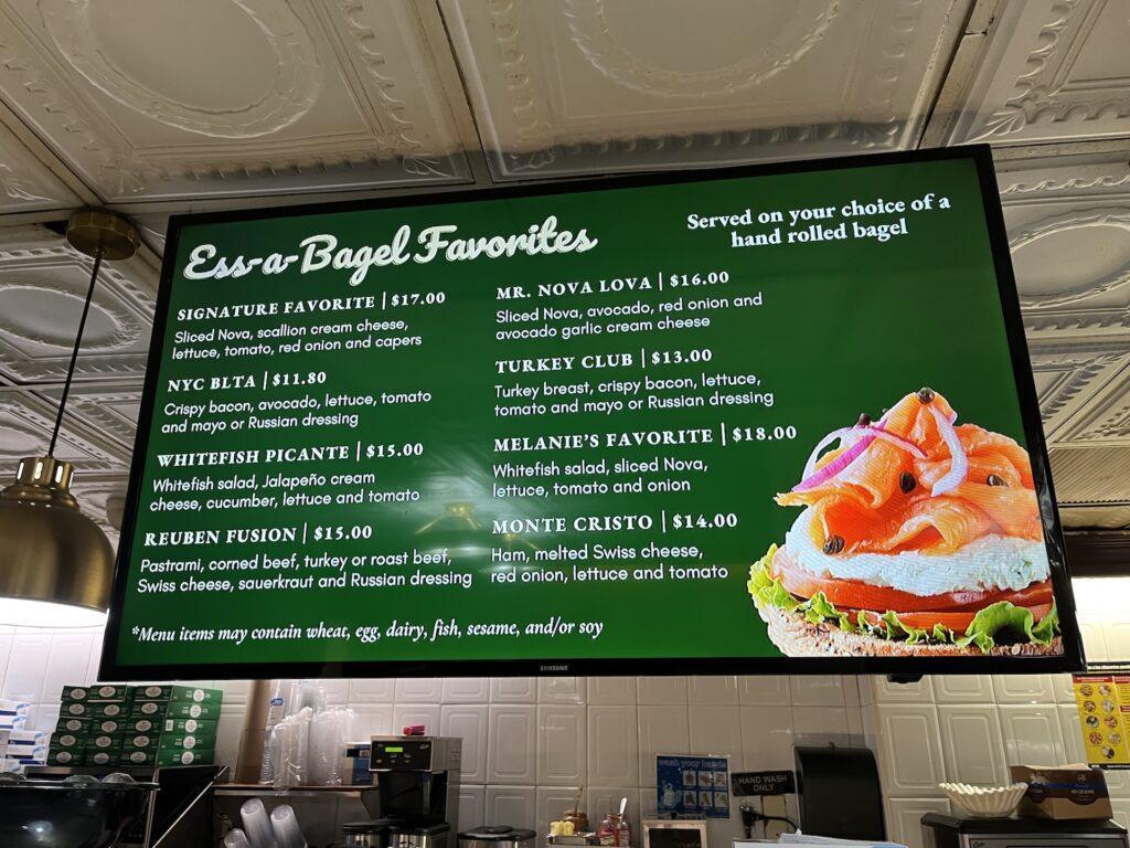 뉴욕 여행 필수! 단연 에싸 베이글(Ess-a Bagel), 뉴요커 체험하기 관련 사진 및 안내