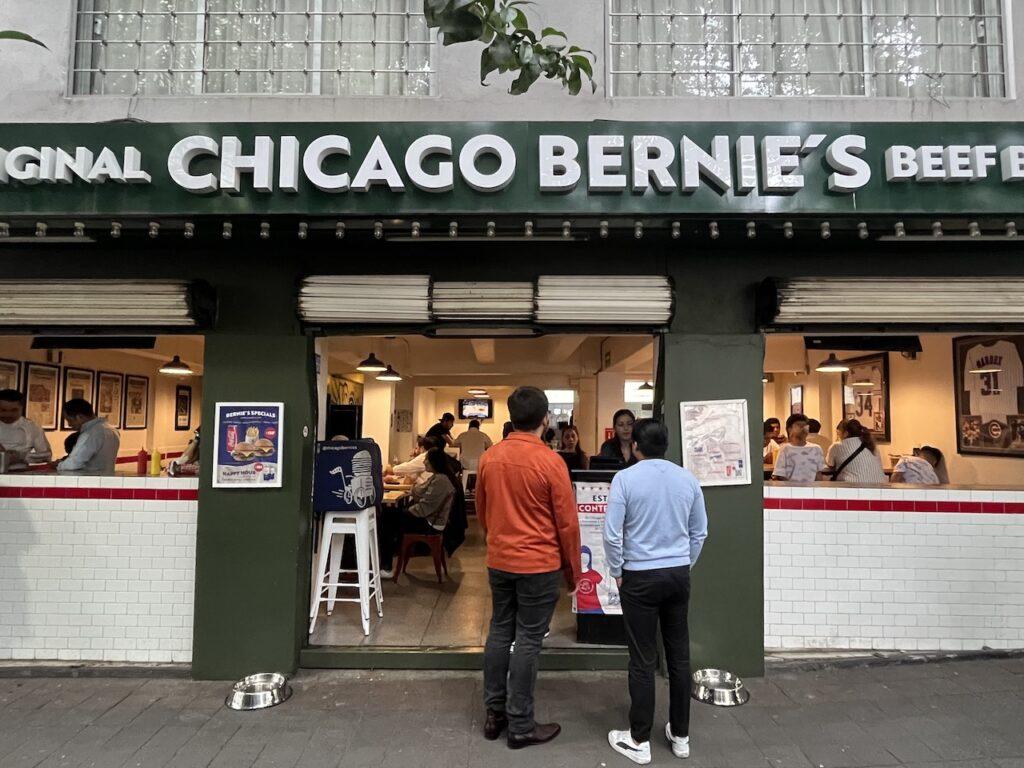 멕시코시티에서 시카고 햄버거, Bernie’s Beef Bike 방문기