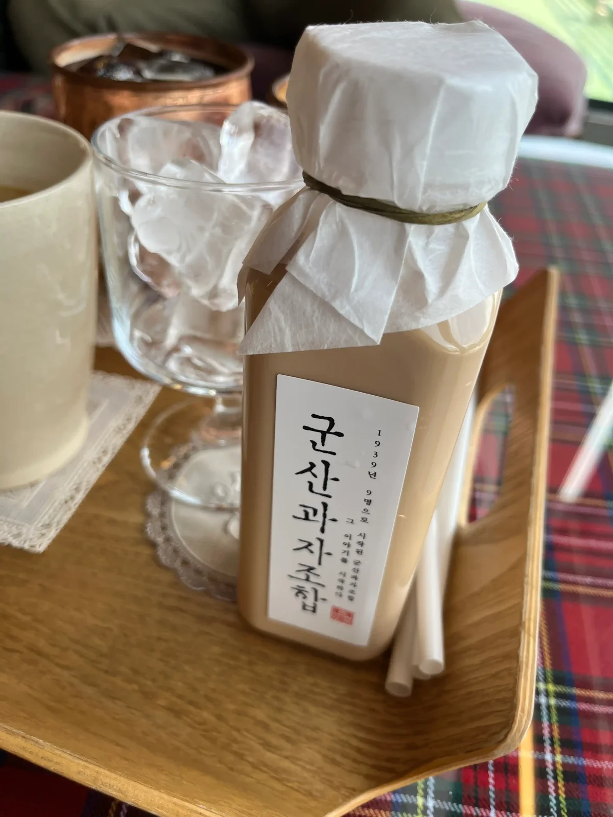 군산과자조합 시그니처 1939 밀크티 보틀