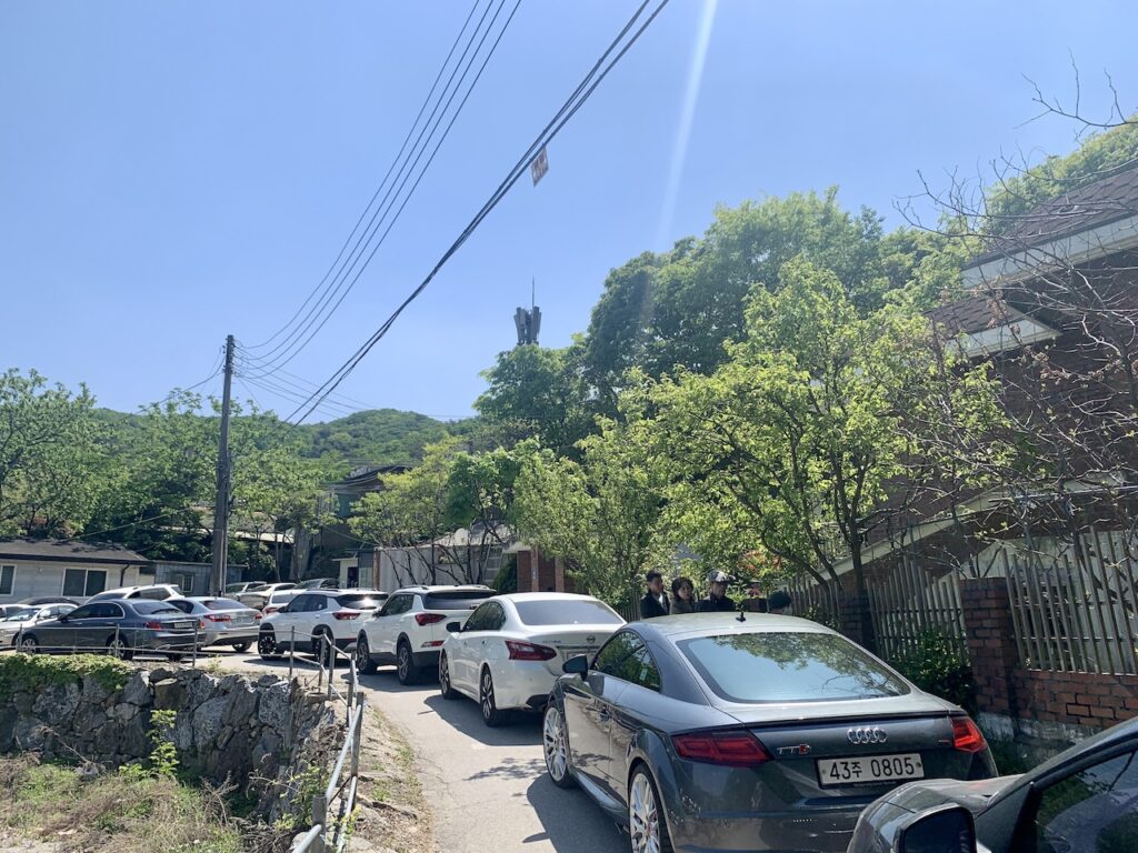 고기리 산사랑 주차장