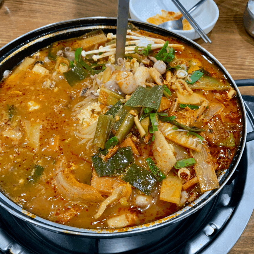 해물짬뽕두부전골