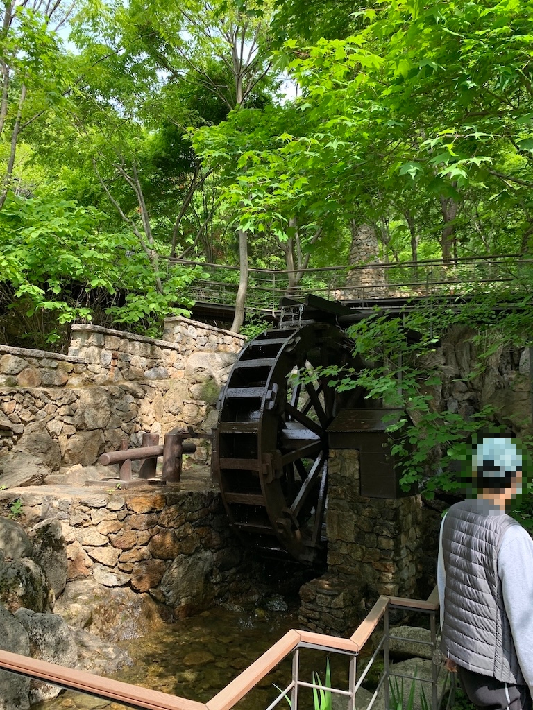 화담숲 물레방아